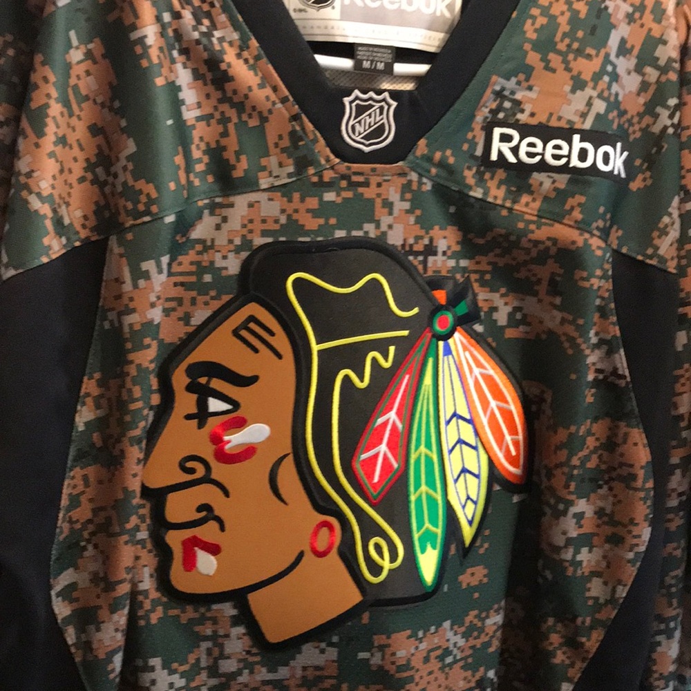 Camo Blackhawks Jersey